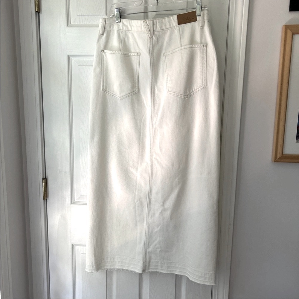 Rails Manhattan Slit Denim Maxi Skirt ecru Sz 30 (8-10) - Picture 4 of 11